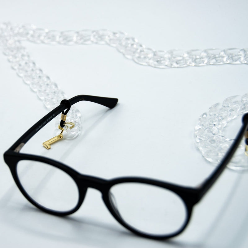*NEW* Sophie transparent glasses chain